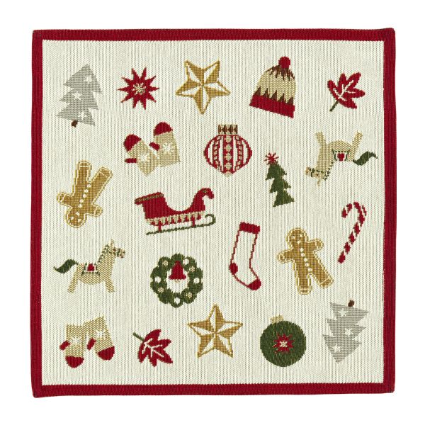 2 Tischsets Gobelin X-MAS WONDERS