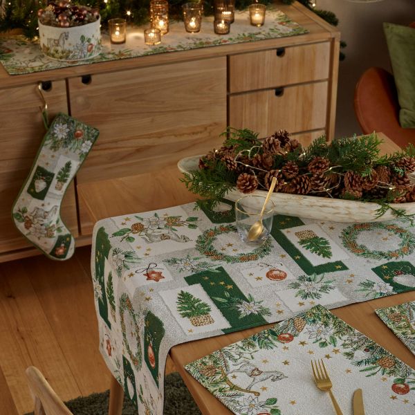 Mitteldecke Gobelin CHRISTMAS TIME