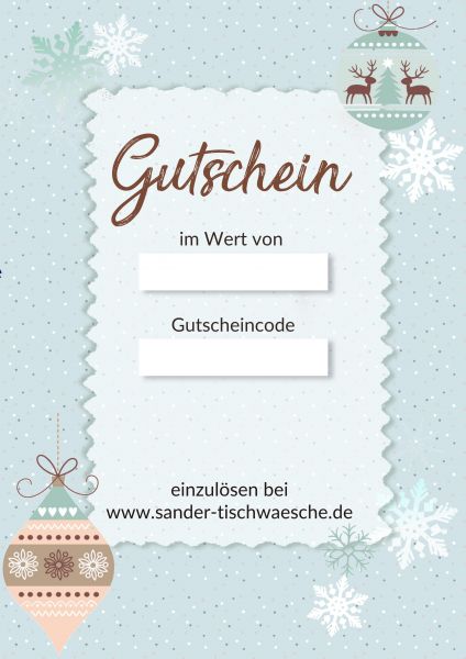 Gutschein Weihnachten