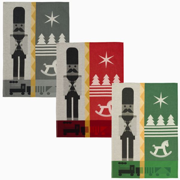 2 Geschirrtücher NUTCRACKER