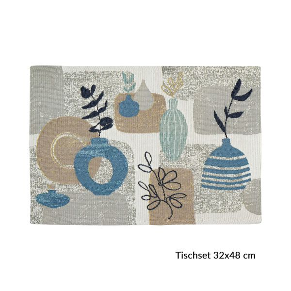 2 Tischsets Gobelin BOTANIST