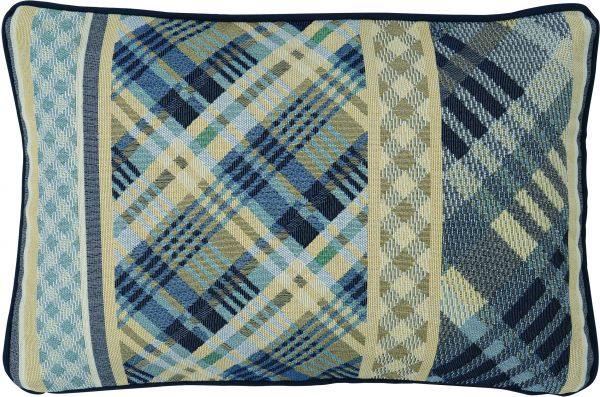 gefülltes Kissen Gobelin TARTAN