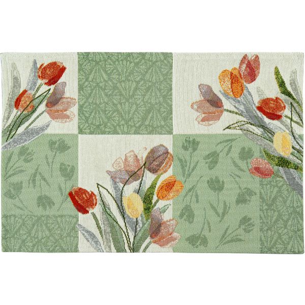 2 Tischsets Gobelin TULIP PATCH