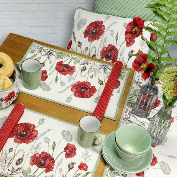 2 Tischsets POPPY MEADOW