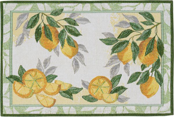 2 Tischsets Gobelin LEMON