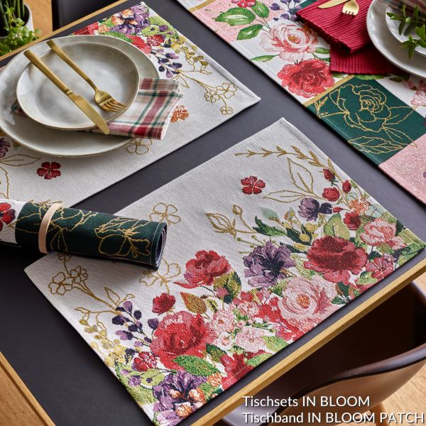 2 Gobelin Tischsets IN BLOOM