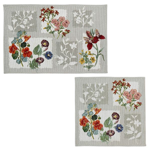 2 Tischsets Gobelin JANGALA PATCH
